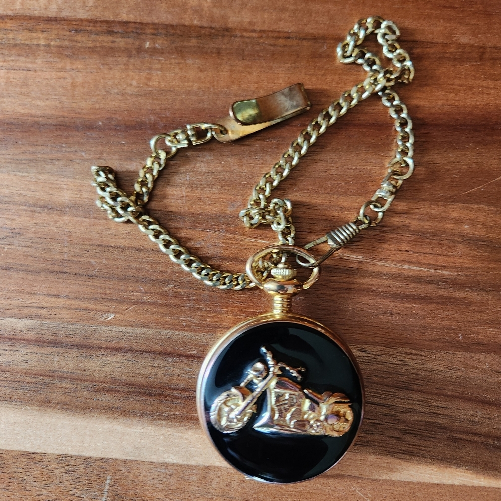 M.Z Berger Motorcycle Pocket Watch